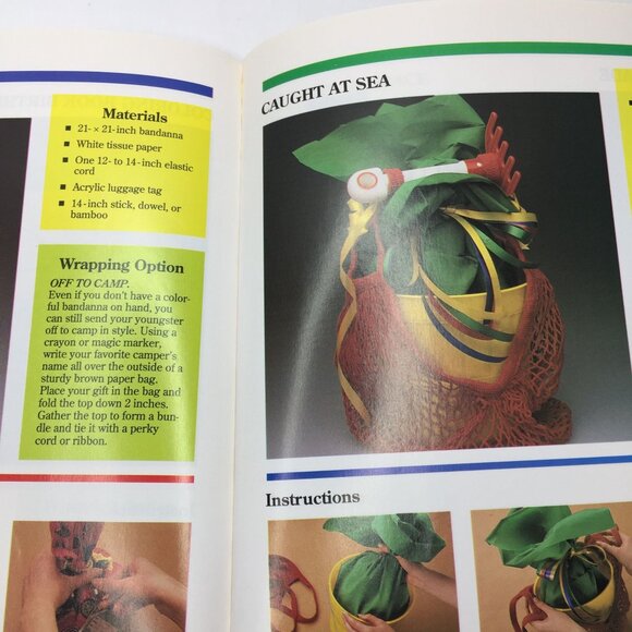 Vintage 2 Book Set Creative Gift Wrapping Fun Easy Simply Shreds Ribbon Shredder - Picture 8 of 16